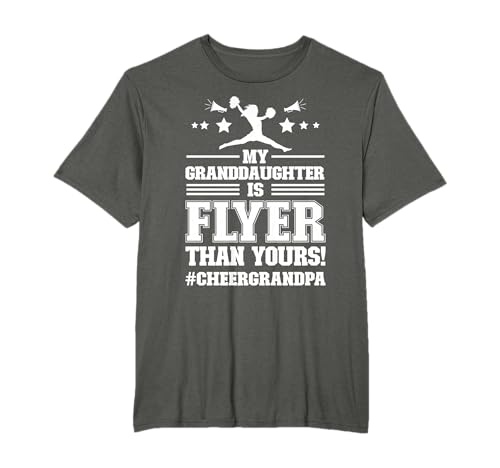Cheer Grandpa Of A Cheerleader Grandpa Cheerleading Grandpa T-Shirt