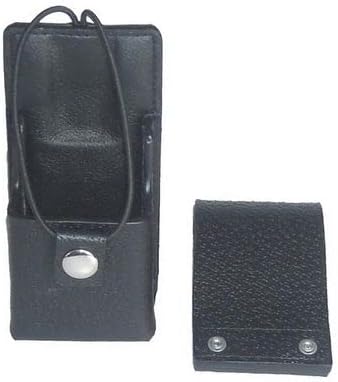 Leather Case with Full Display and 3" Swivel Loop D-Ring for Motorola HT1250 LS, APX1000, HT750, MOTOTRBO XPR6550, XPR6350 Two Way Radio