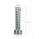 Universal-Motorrad-Auspuff kann DB Killer Silencer Muffler Baffle Insert Silver(42mm)