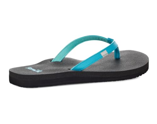 Image of Sanuk Yoga Joy Womens Flip Flops | Yoga Mat Footbed | Sandals for Women | Womens Yoga Sandals | Women's Beach Sandals
