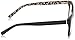 Kate Spade New York Women's Kate Spade Female Optical Style Dollie Rectangular Reading Glasses, Black Leopard/Demo Lens, 53mm, 15mm + 2