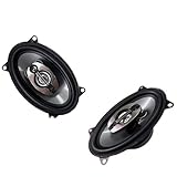 SVSBJMK 900W (2pcs*450W) 4x6 Inch Car Speakers 4-Way Coaxial Full Frequency Sound