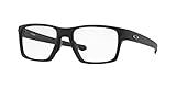 Oakley Men's Ox8140 Litebeam Square Prescription Eyeglass Frames, Satin Black/Demo Lens, 55 mm