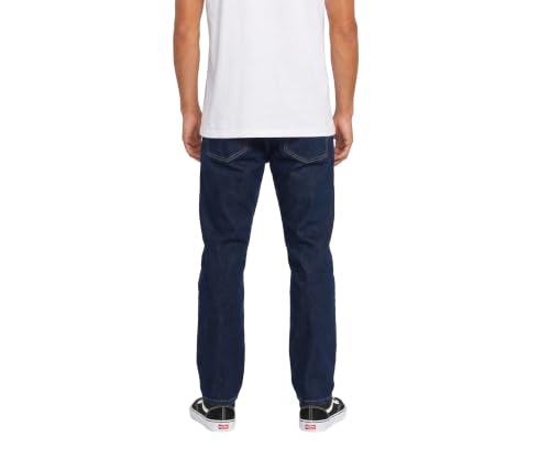 Image of Volcom Men's Solver Stretch Denim Jeans-Modern Fit Pant