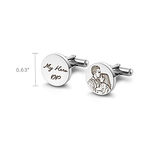 Set personalizado de mancuernas y pin con foto minimalista para hombre miniatura 6