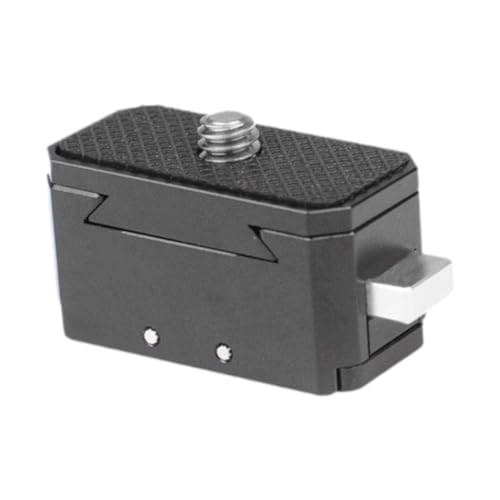 Ronyme Adaptateur de Fixation pour trépied à dégagement Rapide - Installation Facile - Compact et antidérapant - Accessoire Pratique - Support Robuste pour