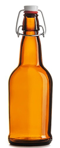 Home Brew Ohio Botellas de cerveza, 16 onzas., ámbar (paquete de 12)