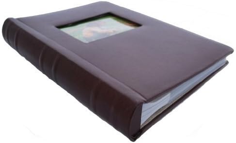 Old Town 2 Pack Leather Photo Albums -  Brown
