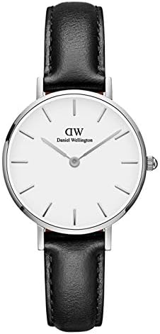 Daniel Wellington Petite Sheffield Watch, Italian Black Leather Band