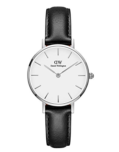 Daniel Wellington Petite Sheffield Silver Watch 28mm Leather For