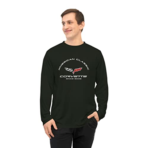 SUNBELTGIFTS C6 Corvette Performance UPF 40+ UV Protection Long Sleeve Shirt, Outdoor Activities