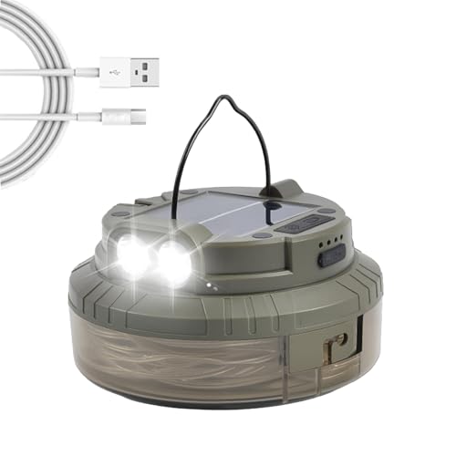 Lumières LED solaires pour tente et jardin : ambiance guinguette 20m étanche