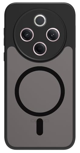 Image of Hybrid Shockproof Back Cover Case for iQOO Z10 5G / Vivo T45G | Hard Back Cover Case for iQOO Z10 / Vivo T4 5G PC & TPU, Magnetic Charger Sport, Translucent Smoke Matte Back Cover (Vivo T4 5g)