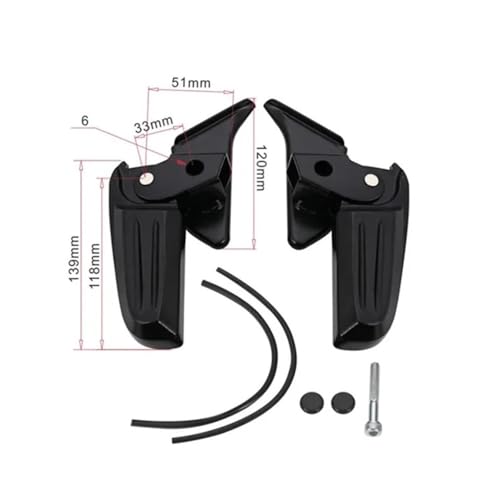 Repose-pieds motocicleta pliables accessoire modifié Primavera