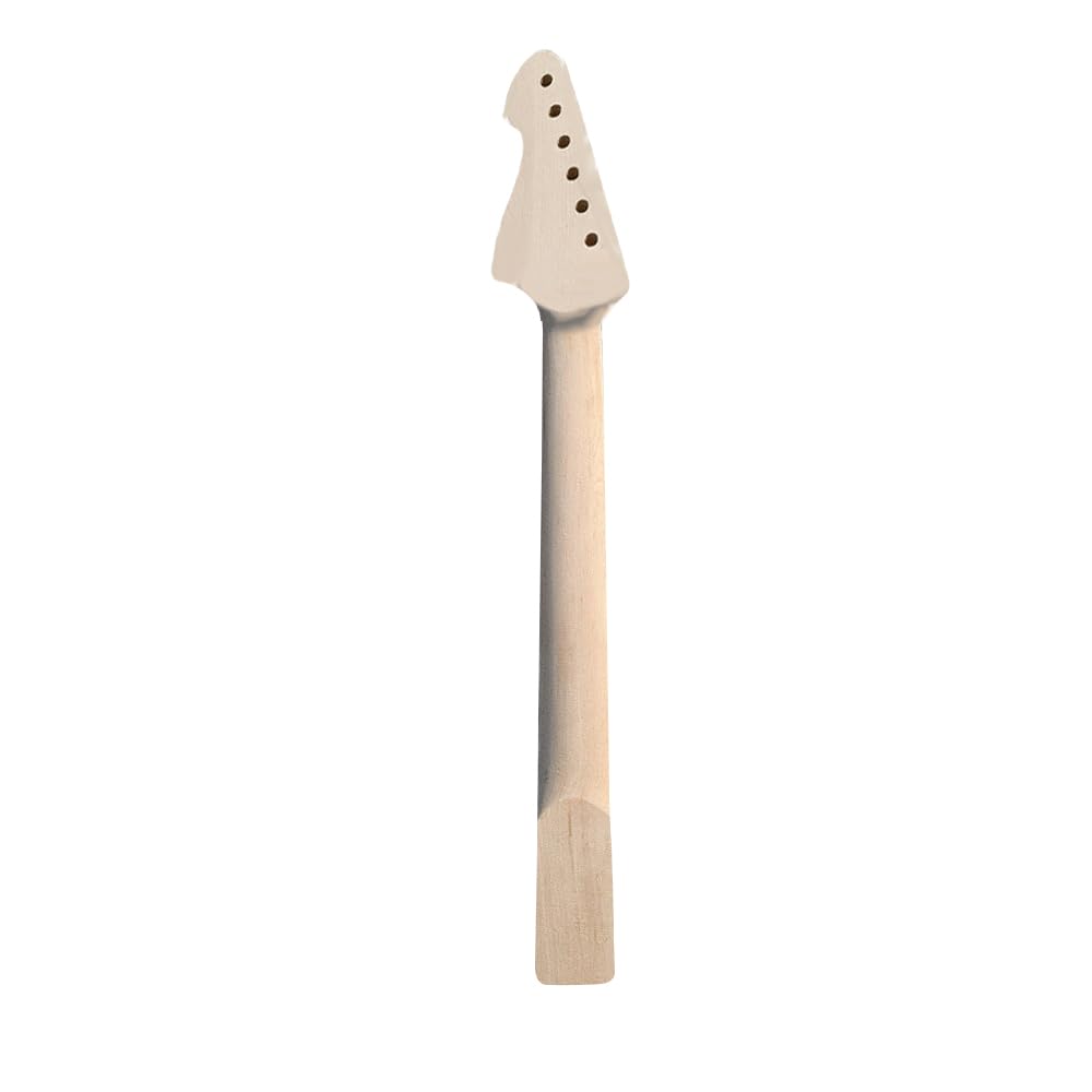 Ahorn 22 Bund Gitarre Hals 25.5Inch Scalloped Griffbrett Punkt Inlay Locking Mutter