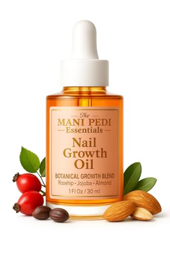 The Mani Pedi Essentials Natural Nail Growth Oil. Powerful Blend