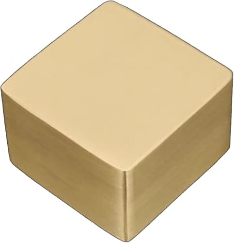 WBTAJZHY Tapones for Patas de Muebles, Juego Mesa y sillas Comedor Estilo Sencillo, diseño Respaldo Cuadrado, Cubierta latón for, decoración metálica, cómodo(34 * 34 * 25mm)