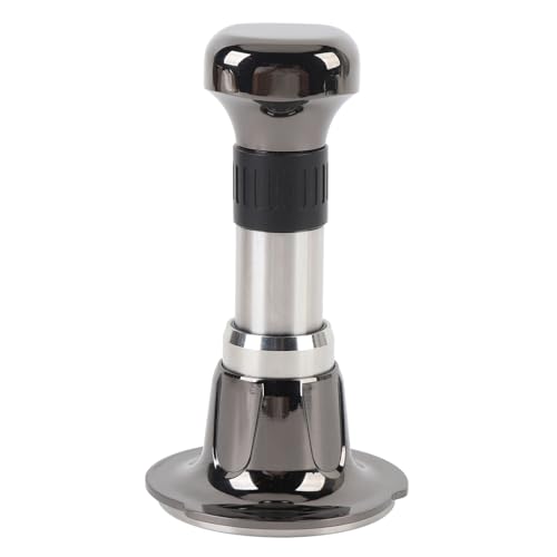 Tamper manipulador de café Balance de presentación constante Fuerza de aluminio Aluminio Profesional Herramienta para máquinas de café en casa y uso comercial de diseño
