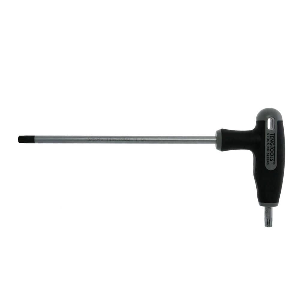 Teng Tools 1-Piece Torx Key, TX45 Size, T-handle Shape, Long, Short Arm