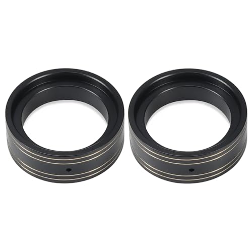 RC�A�N�Z�T���[ For Defender For Bronco For TRX4M 1/18 �^�J�z�C�[���E�F�C�g �r�[�h���b�N�N�����v�����O 35g/�� RC�J�[�N���[���[�X�g�b�N�^�C���A�b�v�O���[�h�p�[�c(Black,2pcs)