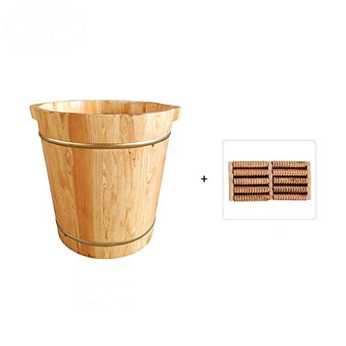 Spa para pies de madera para pedicura, baño y masaje
