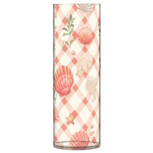 Jarrones de plástico rosa para mesa de comedor y decoración de salones modernos 2