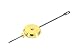 TAURISH Universal Brass Pendulum bob Adjustable Fitting Wall Clocks Mantle Clock Part 165mm Long