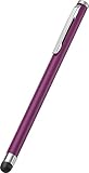 Insignia - Slim Stylus Ergonomic Stainless Steel Maroon NS-MSSTL2U
