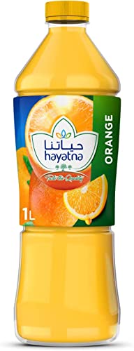 Hayatna No Added Sugar 100% Pure Orange Juice, 1 Litre