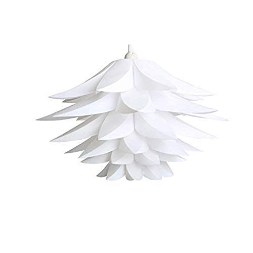 Kaptin Abat-jour en forme de puzzle – Lotus Lustre Fleur Abat-jour IQ – PP – Suspension pour salon, chambre, étude, salle à manger