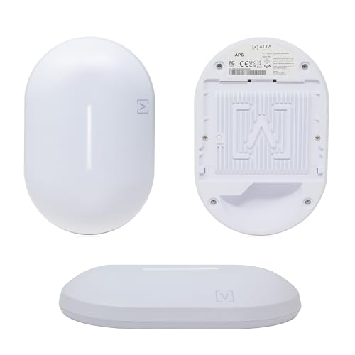 Image of Alta Labs AP6 WiFi 6 Access Point, Dual Band, High Performance, 3 Gbps, IP54 Rated, POE+, Content Filtering, Seamless Roaming, App Control, Computer Networking Wireless Access Points
