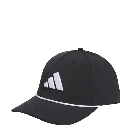 Adidas Ultimate365 Tour 5 Panel Golf Hat, Black, One Size