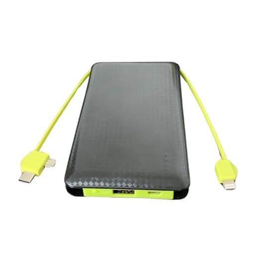 Powerbank Carregador Portátil Preto 10.000 mAh 3 Saídas 4.2V
