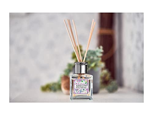 Areon Home Luxury Perfume Reed Diffuser + 10 Rattan Reeds, French Garden 150 ml