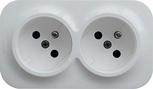 Arnould, ARN54205, Fare doppio socket, 2 poli con