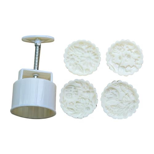 Zkhxhtg bakeware sets Pattern Moon Cakes Molds MidAutumn Festival Moon Cakes Maker Cookie Stamp Hand Pressure Moon Cakes Bakings Tool