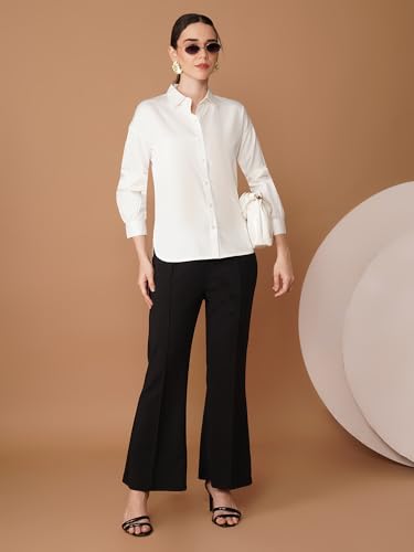 Image of OOMPH! Full Sleeve Stylish Western Drop Shoulder Shirts for Women Regular fit Shirts for Woman