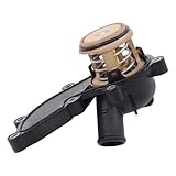 Roneeson Thermostat Water Outlet Housing for Audi A4 Quattro 05-09, A4 06-08, A5 Quattro 08-10, A6 06-11, A6 Quattro 05-08, Q5 09-12