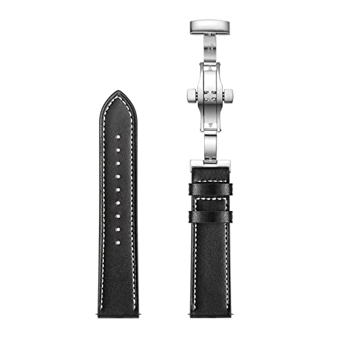 Finies les irritations : sangle en cuir 20mm confortable pour Galaxy et Garmin