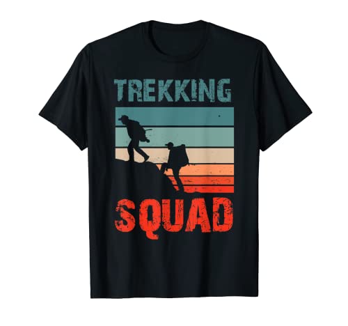 Squadra Di Trekking Escursionista Escursioni Escursione Maglietta