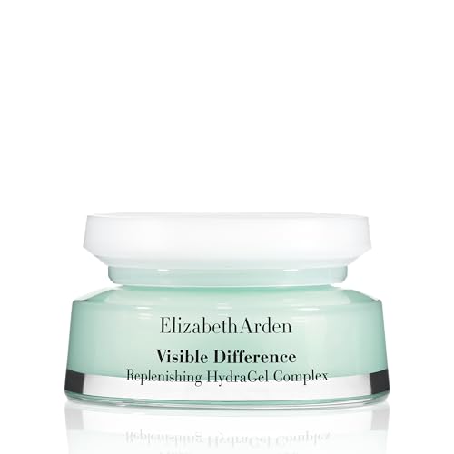 Elizabeth Arden Visible Difference, Gel Facial Hidratante, con Ácido Hialurónico y Vitamina E, para una Hidratación Intensa, Suaviza y Aporta Uniformidad a la Piel, Textura Ligera 75 ml