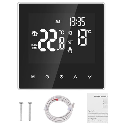 Chauffage électrique programmable au sol avec thermostat numérique ME81H