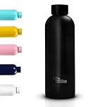 Otto Koning Metal Water Bottle 500ml, Stainless Steel Vacuum Insulated Flask, Keeps Drinks Cold 24h Hot 12h, Leakproof, BPA-Free, Phthalate-Free, Rust-Resistant