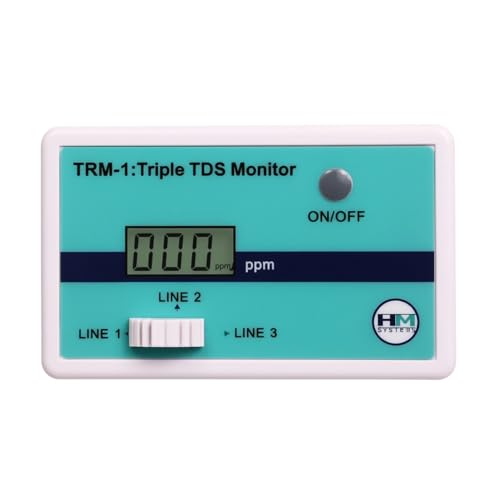 HM Digital Triple Inline RO/DI TDS Monitor with 1/4 inch