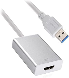 JSER USB 3.0 & 2.0 to HDMI HDTV Adapter Cable External Graphics Card for Windows PC Laptop