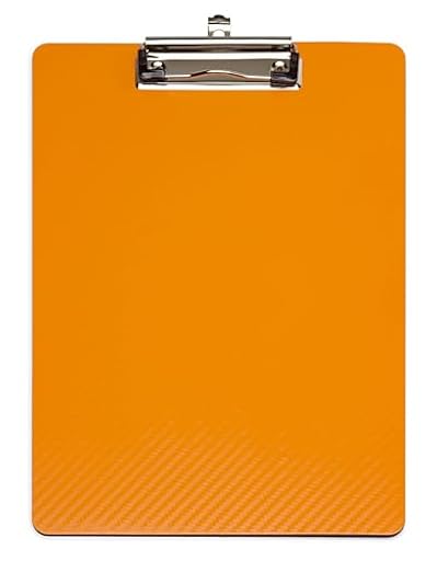 Tabla Sujetapapeles maulflexx, Plasware sujetapapeles A4, einschiebbare orificio para colgar, color naranja 4 Schreibplatte | Ya disponible en tu tienda friki favorita! En mundofriki.es!
