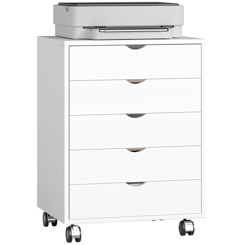 COMPATTO E SALVASPAZIO: Con un'altezza di 67.5 cm e dimensioni di 50L x 40P cm, questo mobile schedario si adatta perfettamente sotto la maggior parte delle scrivanie, ottimizzando lo spazio e mantenendo i documenti importanti a portata di mano