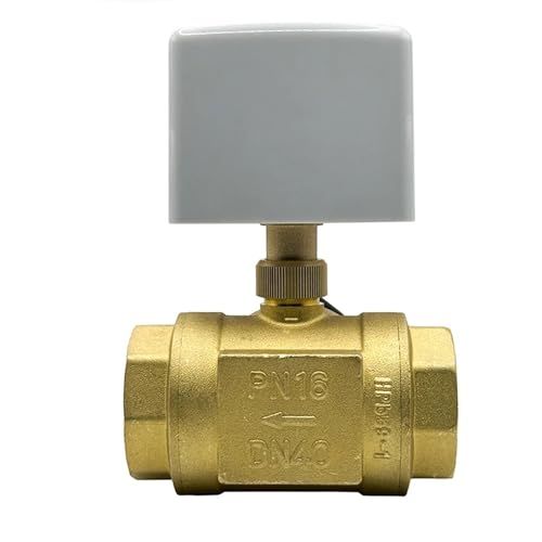 Válvula de bola motorizada DN50 de latón de 3 vías tipo L 24VDC 4
