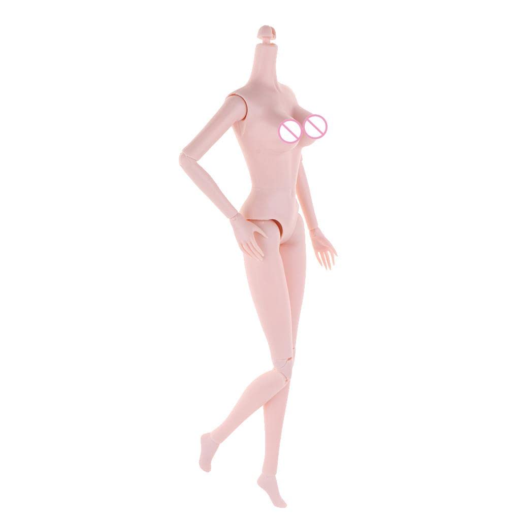 CALANDIS 14 Jions 1/6 Bjd Nude Doll Ball-Jointed Doll Body Parts Tiptoe Feet Big Bust