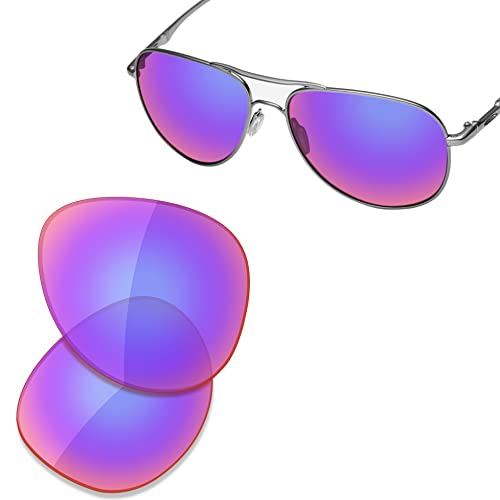 Image of SAUCER Premium Replacement Lenses & Nosepads for Oakley Elmont M OO4119 | UV400 Protection, Anti-Scratch, Precise Fit